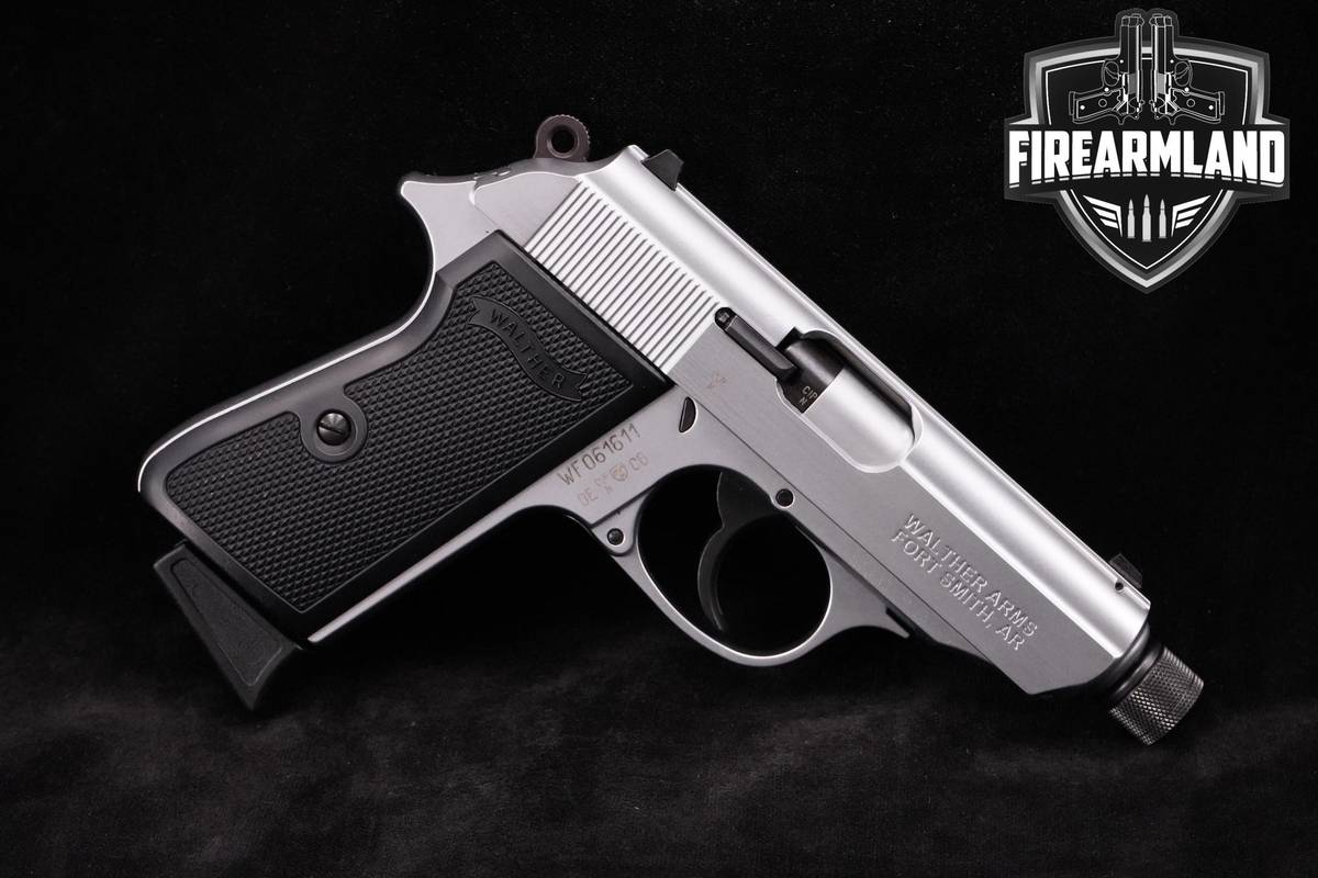 Walther PPK/S 22LR 3.3" Nickel PPKS +3 MAGS & ORIG CASE