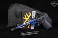 Browning Buck Mark Plus Vision Blue Suppressor Ready .22 LR Two-Tone Black & Blue in Good Condition Image 2