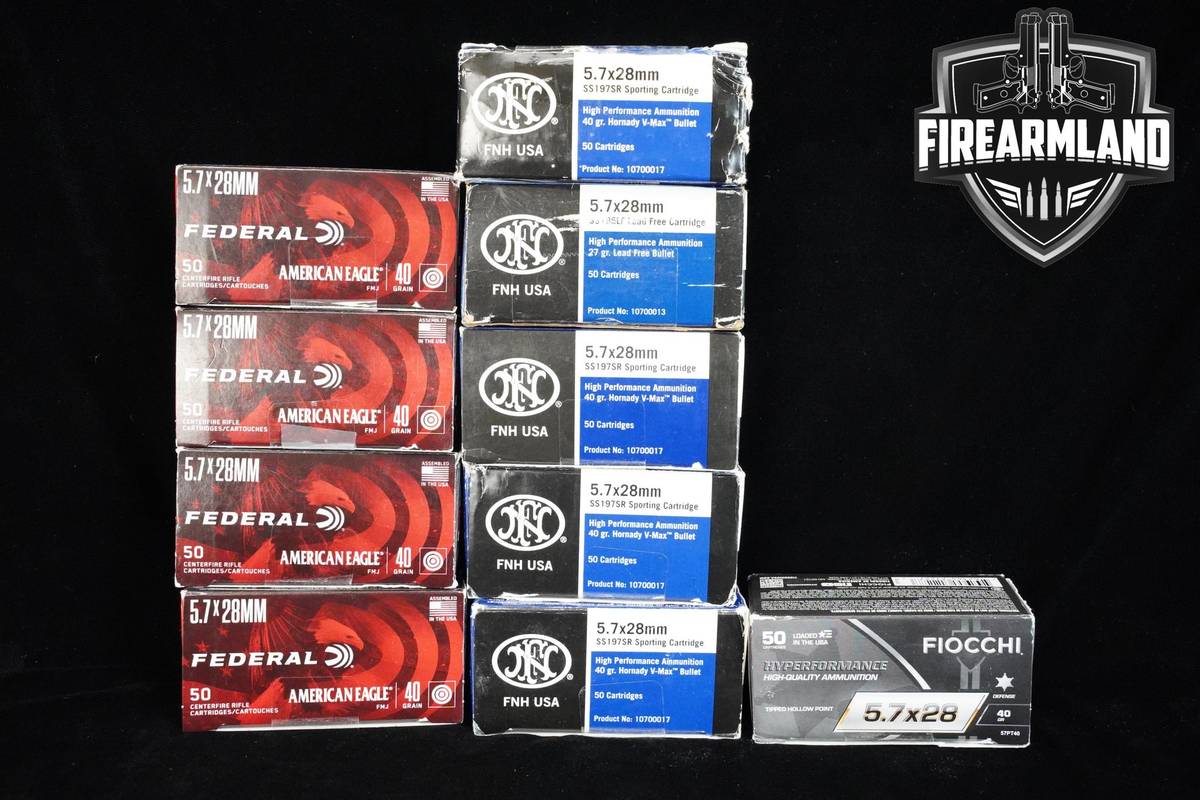 5.7x28 Ammo 5.7x28 Ammo 500 ROUNDS