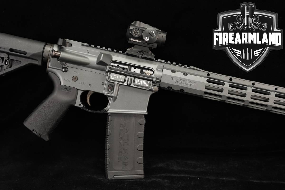 Black Rain Ordnance SPEC 15 5.56 NATO AR15 16 Gray +ROMEO OPTICS
