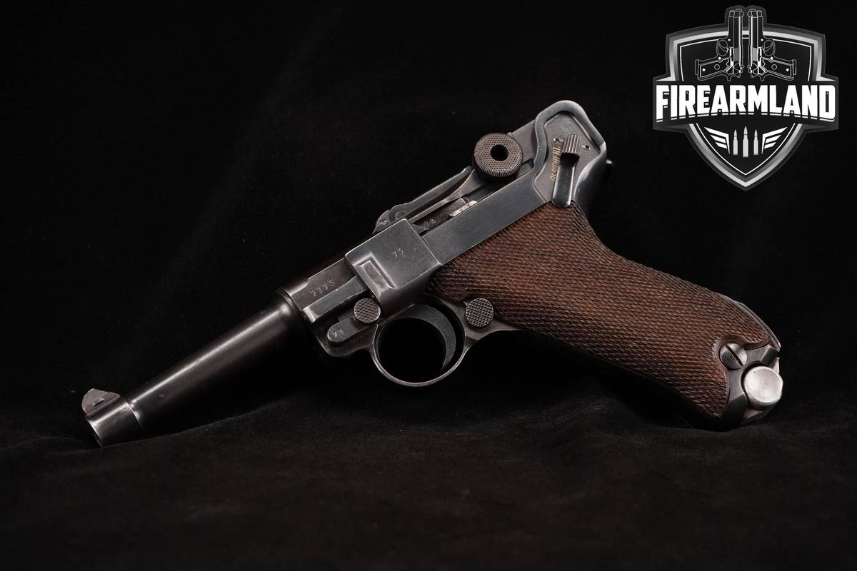 WWII 1940 Mauser P.08 Luger 9mm 3.9" Blued P08 P 08 WW2 +2 MAGS & HOLSTER