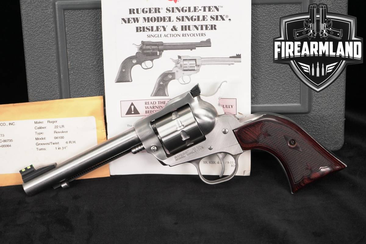 Ruger Single-Ten 22LR 5.5" Satin Stainless +ORIG CASE