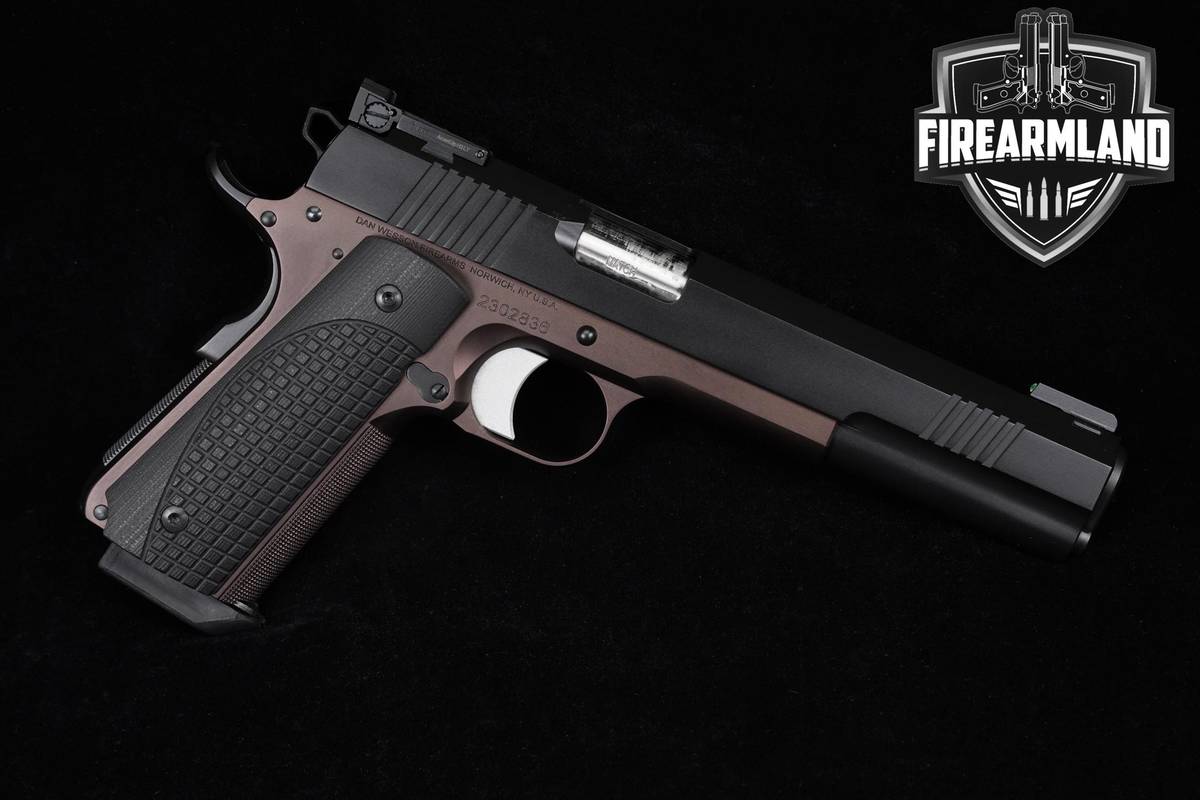 LIMITED Dan Wesson Bruin 10mm 1911 6" Black & Bronze +2 MAGS & ORIG CASE