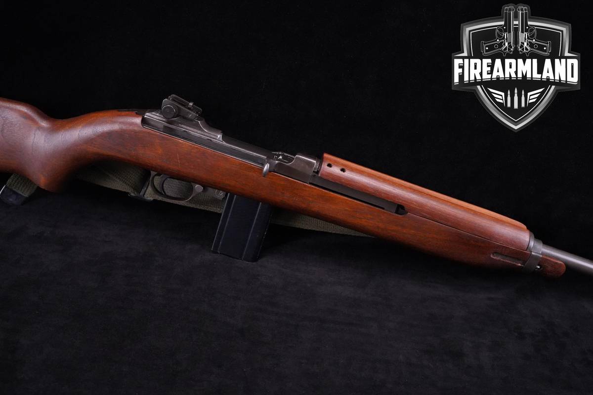 WW2 1944 IBM M1 Carbine 30-Caliber 17.75" Parkerized USGI