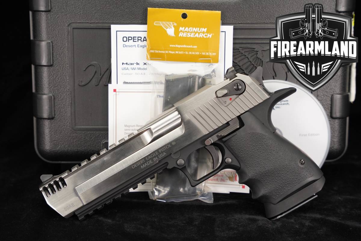 DEAGLE Magnum Research Desert Eagle Mark XIX L6 50 AE MK19 +2 MAGS, OG CASE