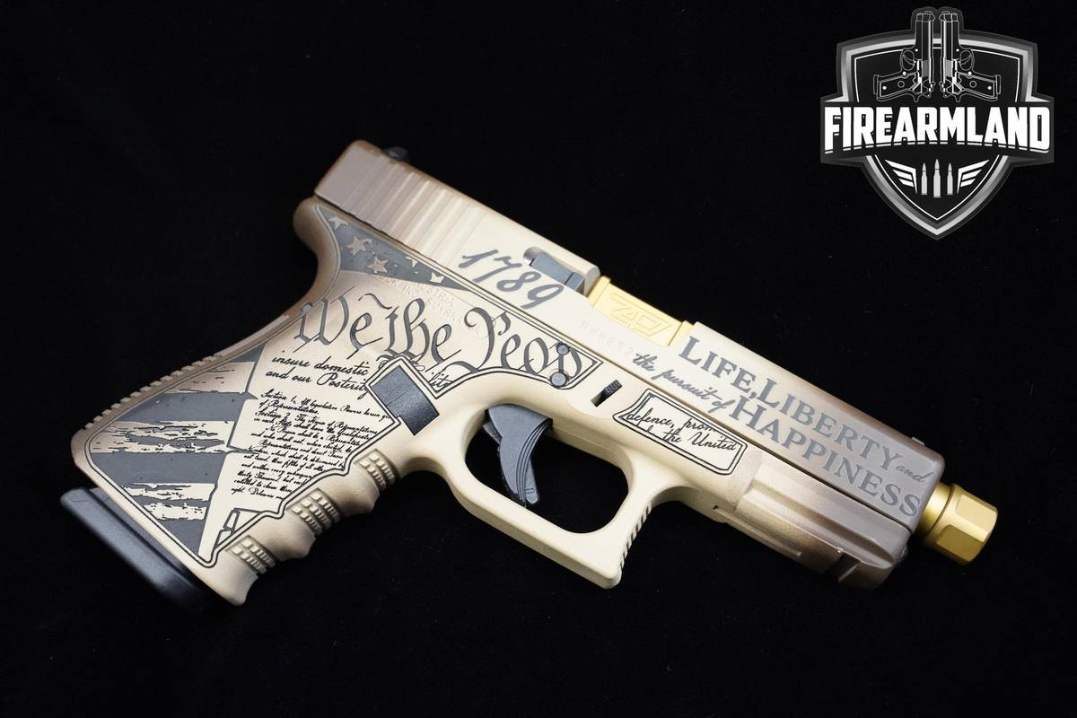 CONSTITUTION EDITION Glock 19 Gen3 9mm 4.6" Cerakote Glock-19 G19 ORIG CASE