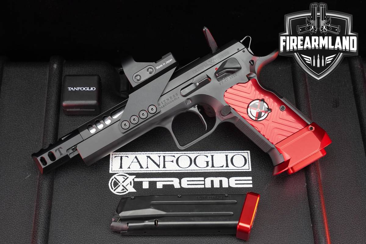 RACE GUN Tanfoglio Domina Xtreme 9mm 5.25" Competition +2 MAGS & ORIG CASE