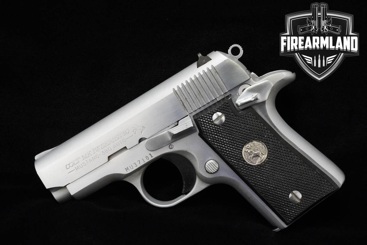 1988 Colt Mustang Mk IV Series' 80 380 ACP Colt-Mustang Mark-4 Mk4 +HOLSTER