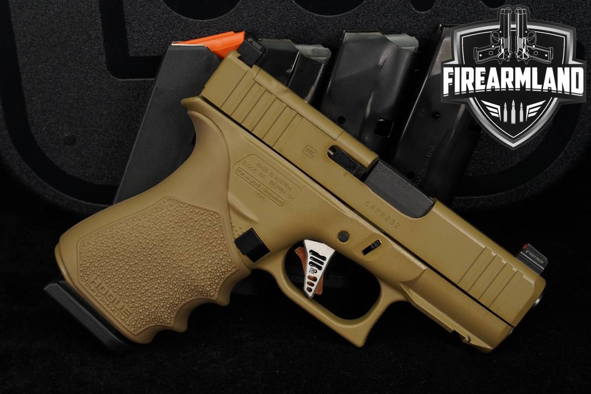 Glock 43X MOS G43X 9mm 3.41 FDE +5 MAGS & ORIG CASE