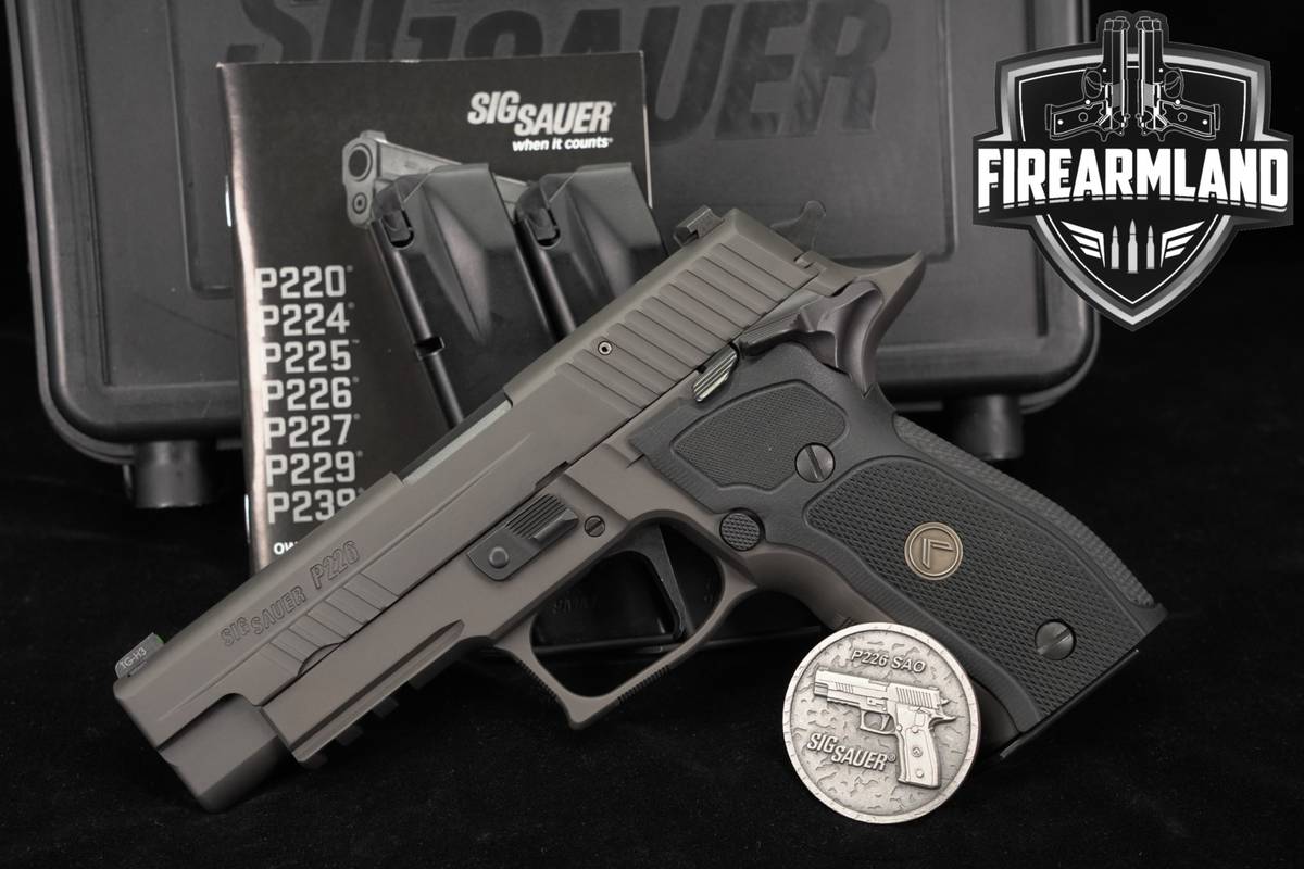 Sig Sauer P226 Legion SAO 9mm 4.4" P 226 +3 MAGS & ORIG CASE