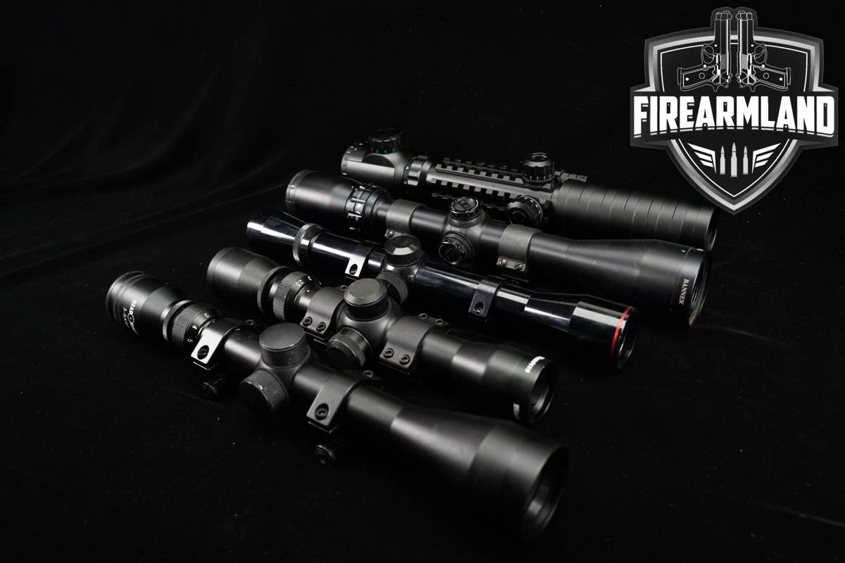 FIVE SCOPE LOT 5 Pack Pinty Deadringer Bushnell Simmons Mitchell's Scopes