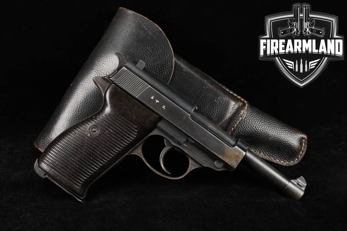 Metallwarenfabrik Spreewerk GmbH P.38 Cyq 9mm 4.9" Blued P-38 WW2 HOLSTER