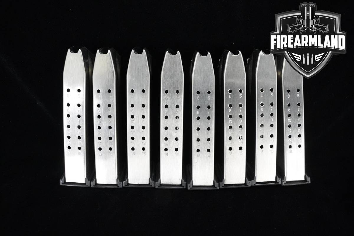 EIGHT (8) MAGS Springfield Armory Springfield XDM 16-Round Magazines 9mm