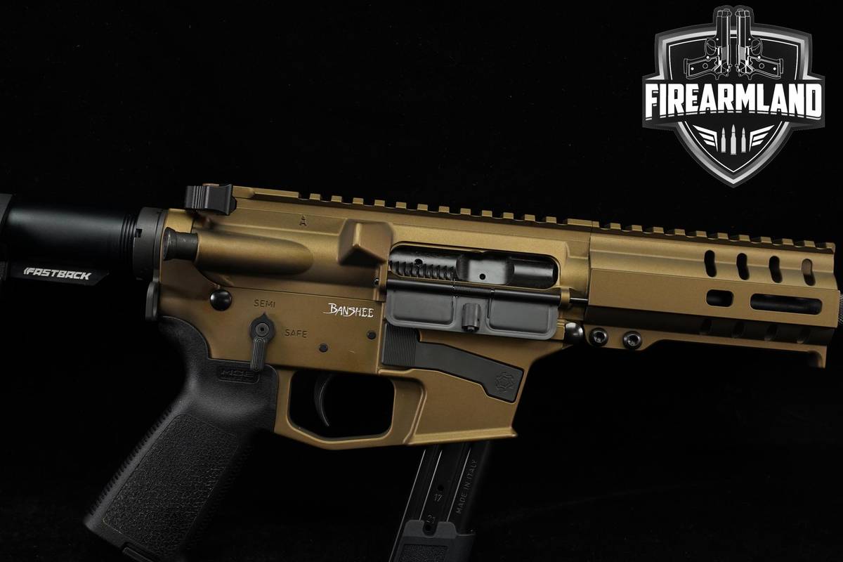 CMMG Mk17 Banshee 9mm AR-9 AR9 5" Tan MK 17 Defense Target Pistol