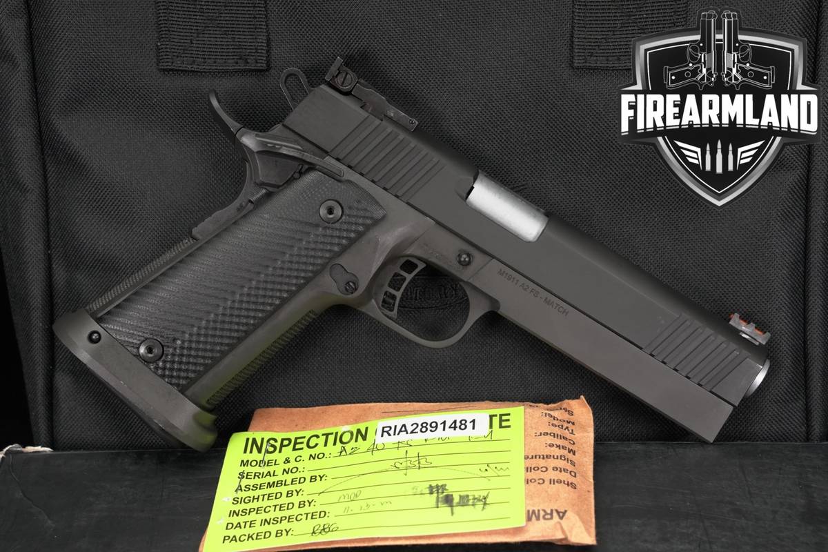 Rock Island Armory RIA M1911 A2 FS Pro Match 1911 5" 40 S&W M1911A2