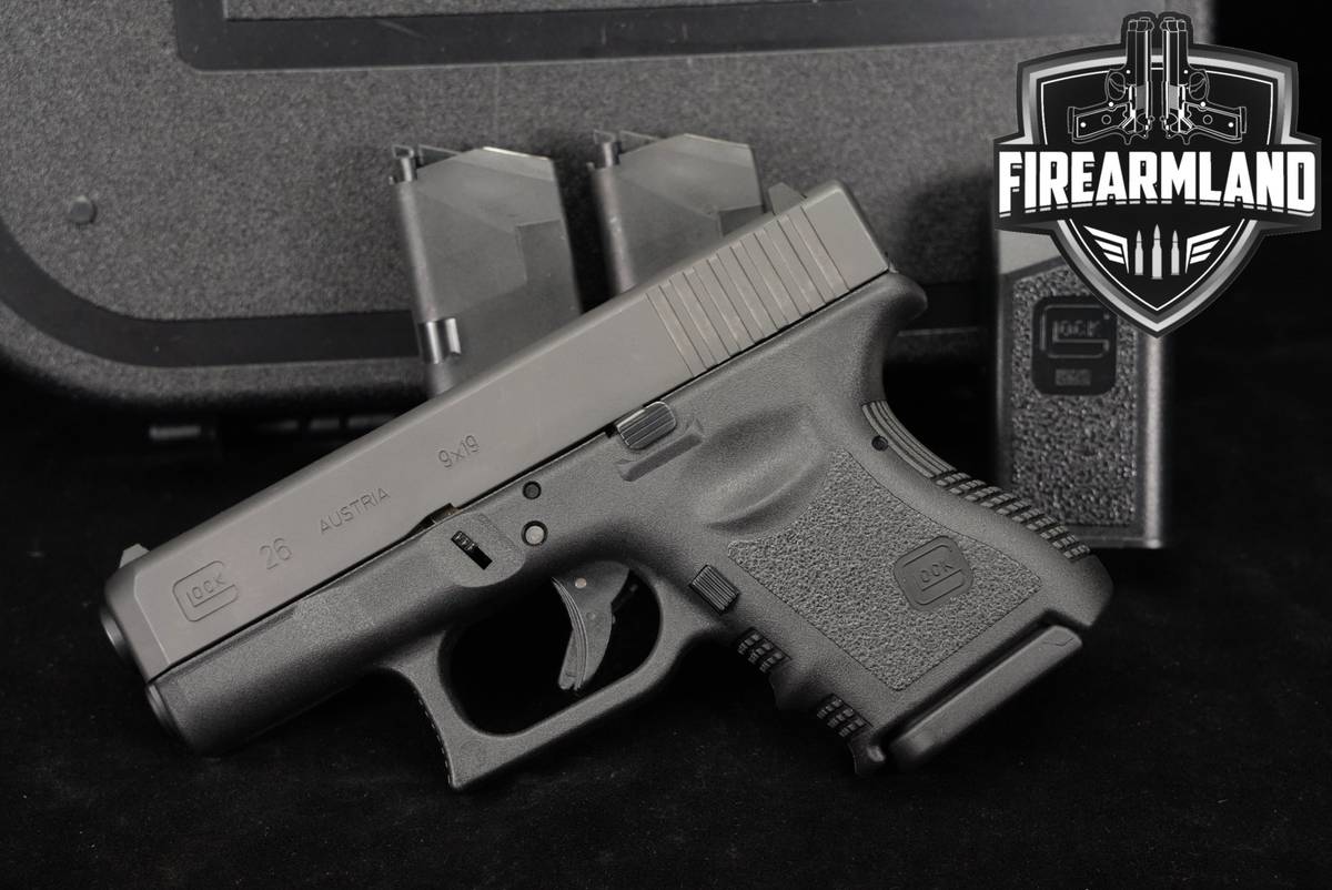 Glock 26 Gen3 G26 Gen 3 9mm 3.43 +THREE MAGS, ORIG CASE