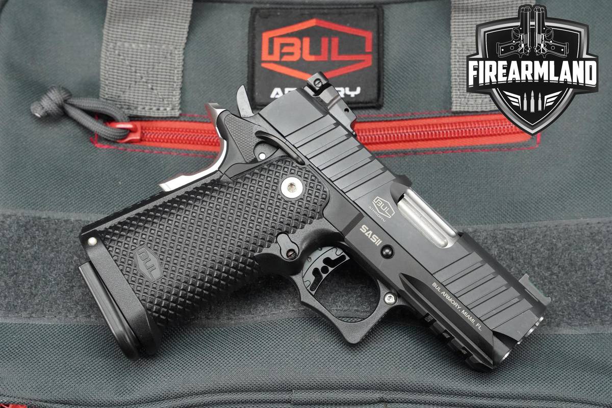 BUL Armory SAS II Ultralight 9mm 3.25" 2011 +2 MAGS, ORIG CASE & HOLSTER