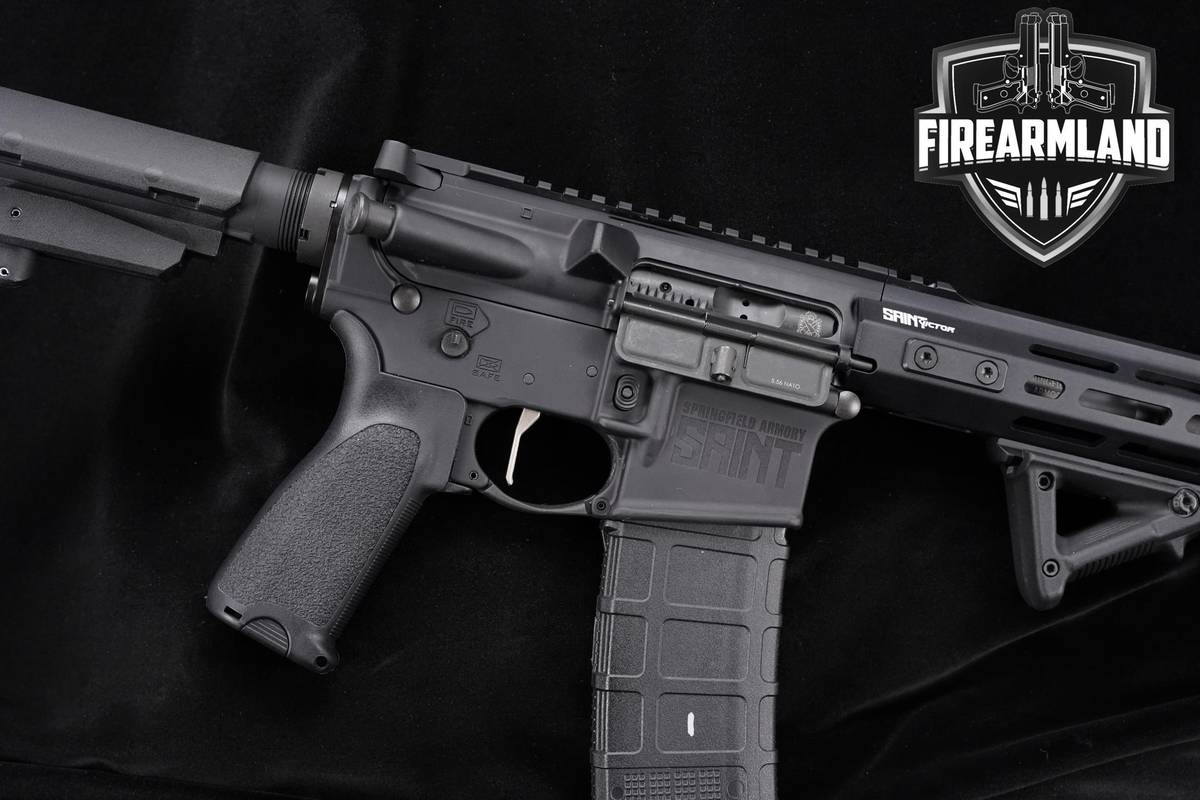 Springfield Armory SAINT Victor 5.56 NATO AR-15 AR15 7.5 +ORIG CASE