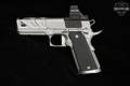 Nighthawk Custom Alpha Hawk 9mm Luger Silver in Very Good Condition Image 5