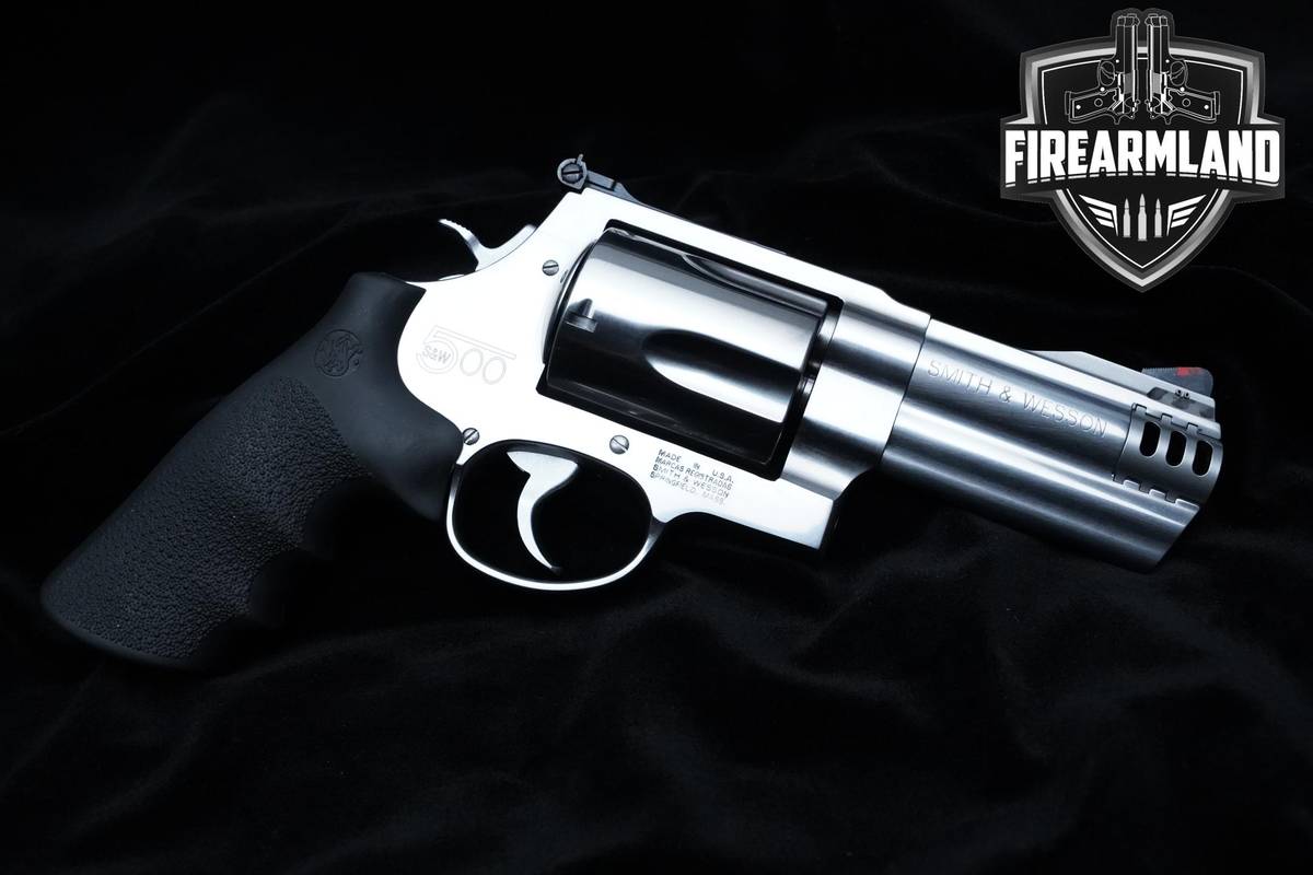 HANDCANNON Smith & Wesson (S&W) Model 500 4" 500 S&W +ORIG CASE