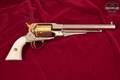 F.lli Pietta 1858 New Model Army Texas Limited Edition; Sportsman's Guide Limited Edition; 1 of 5,000 (1992) .44 Two-Tone Silver & Gold in Excellent Condition Image 4