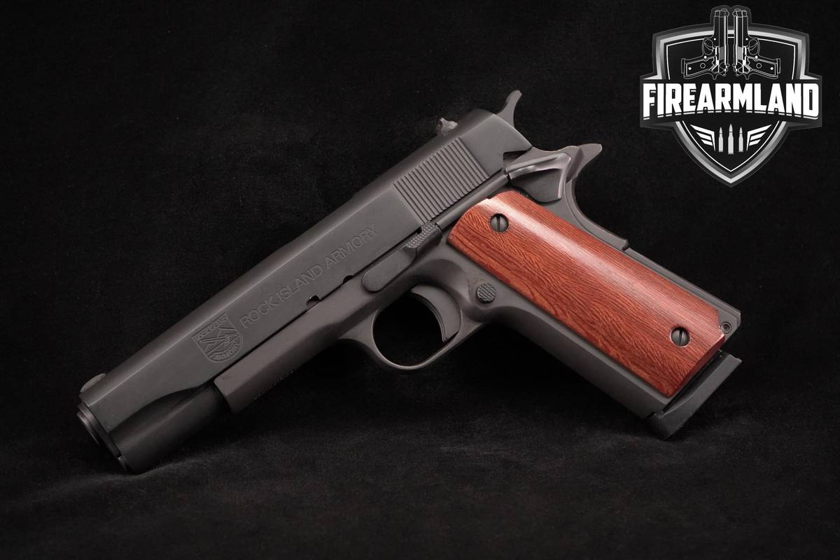 Rock Island Armory M1911-A1 GI Standard FS 45-ACP 5" WW2-WWII Style