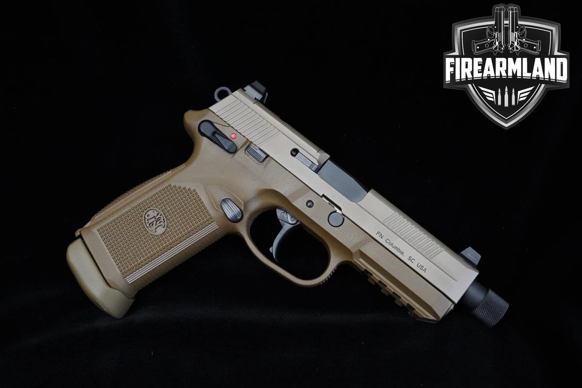 FN FNX-45 Tactical 45 ACP 5.3" FDE FNX-45 +2 MAGS & ORIG CASE