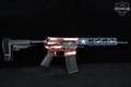 2019 Sturm Ruger AR-556 Pistol, American Flag Cerakote 5.56mm NATO Distressed American Flag Cerakote in Good Condition Image 3
