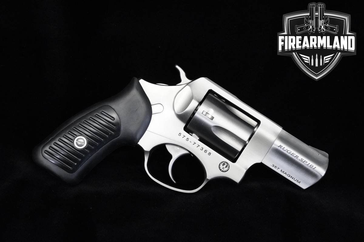 Ruger Model SP101 357 Magnum 2.25" Satin Stainless Ruger SP101 SP-101 DA/SA
