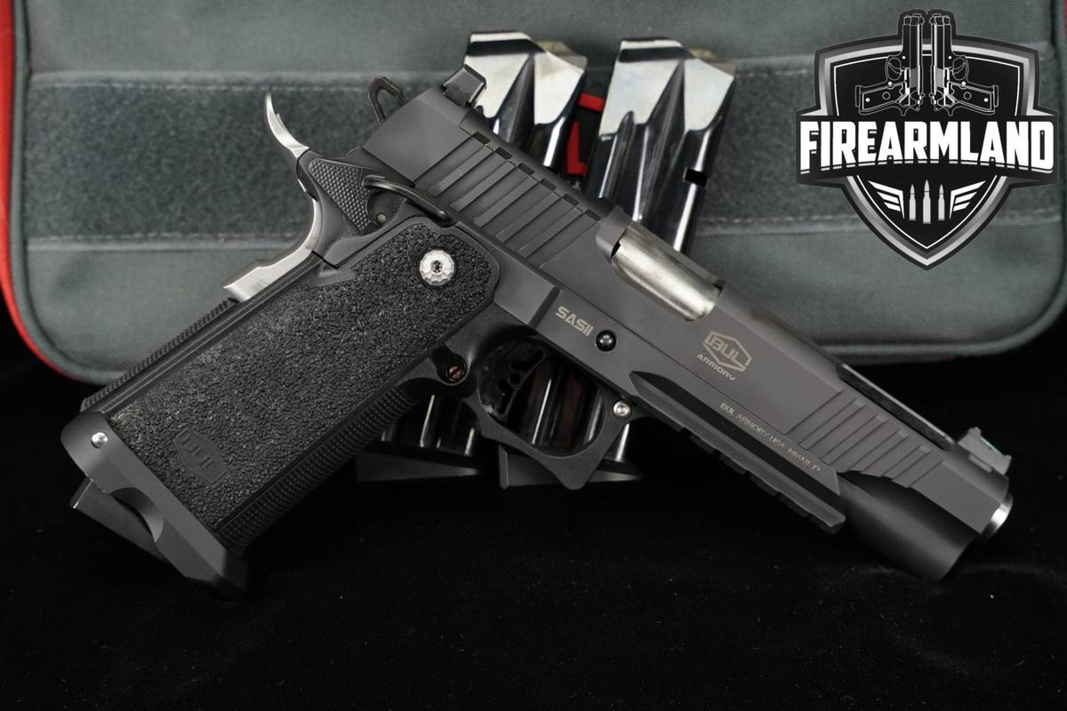 DESIRED BUL Armory SAS II TAC Pro OR 9mm 1911 2011 +3 MAGS & ORIG CASE