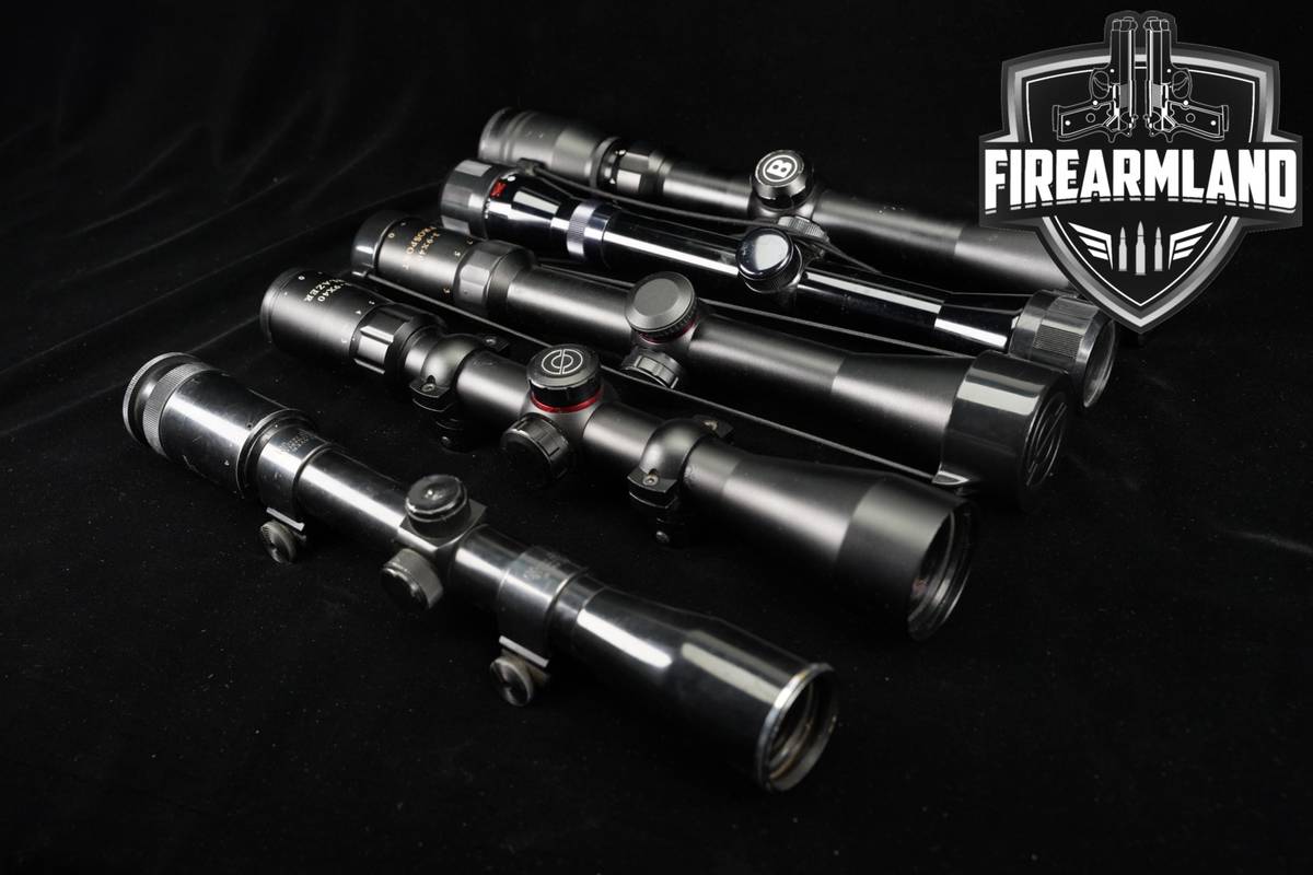 FIVE SCOPE LOT 5 Pack Tasco Simmons Monoscope Bushnell Riflescope Scopes