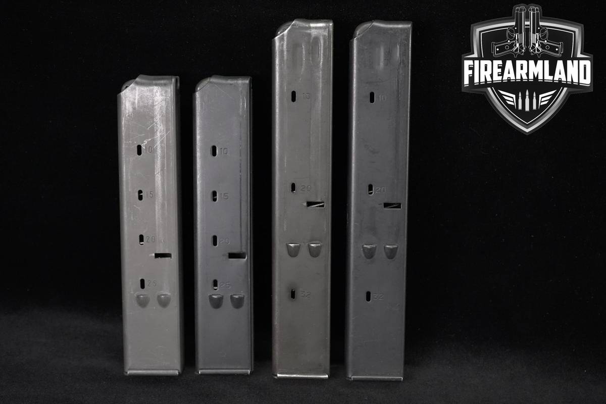 Israeli Military Industries UZI Magazines Model A 4 MAGS