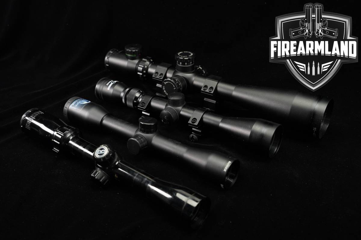 FOUR SCOPE LOT 4 Pack Bushnell Dead Ringer Osprey Riflescope Scopes