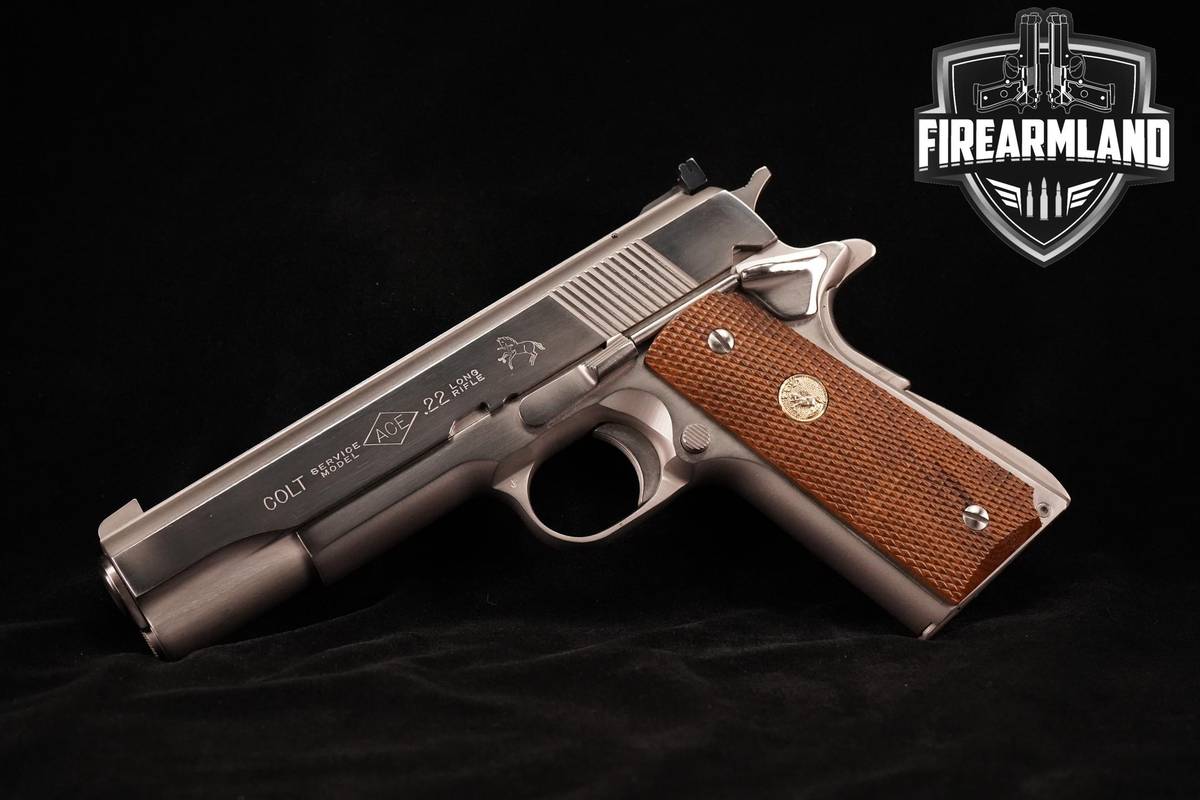 1981 Colt Service Model ACE 22LR 1911 4.75 Stainless Steel +ORIG BOX