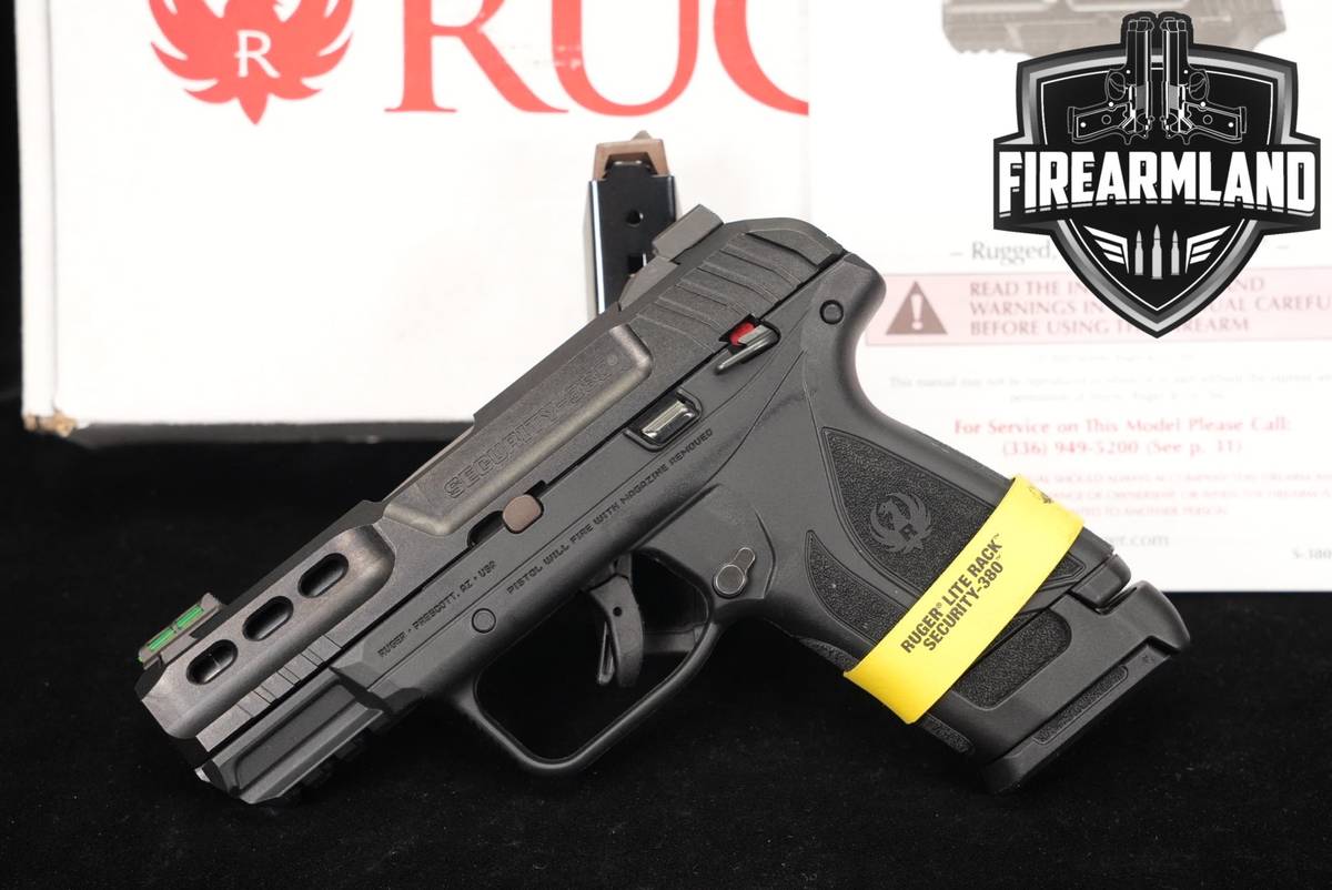 Ruger Security-380 Lite Rack 380ACP 3.42" Blued +2 MAGS & ORIG BOX