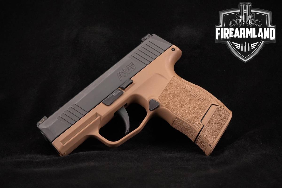 Sig Sauer P365 Reverse Two-Tone Coyote 9mm 3.1" P 365 +3 MAGS