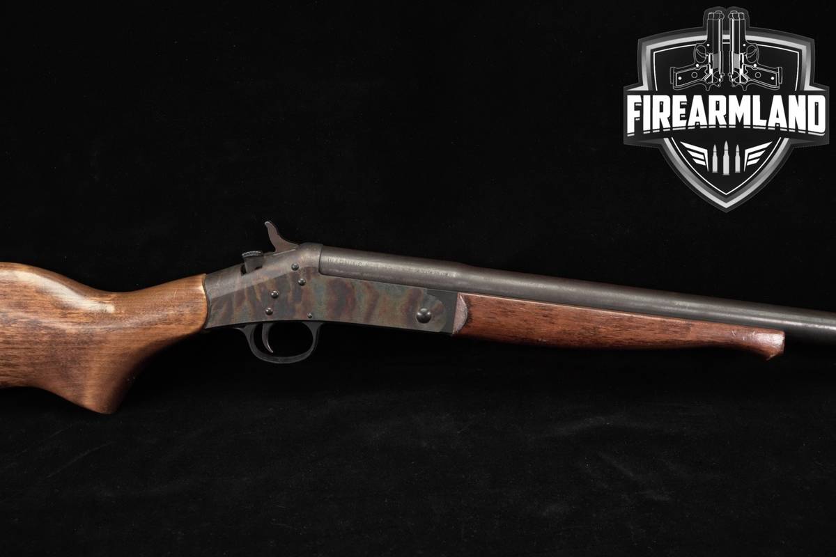 New England Firearms NEF Pardner 20-Gauge 25.5" Blued & Color Case-Hardened