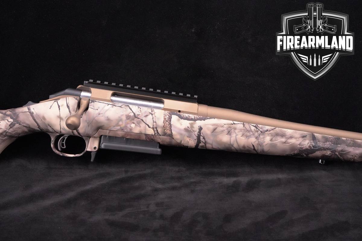 Ruger American Go Wild Camo 6.5 Creedmoor 22" Burnt Bronze Cerakote