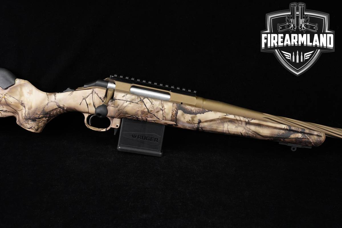 2025 Ruger American Rifle Go Wild Camo IM Brush 204Ruger 22"