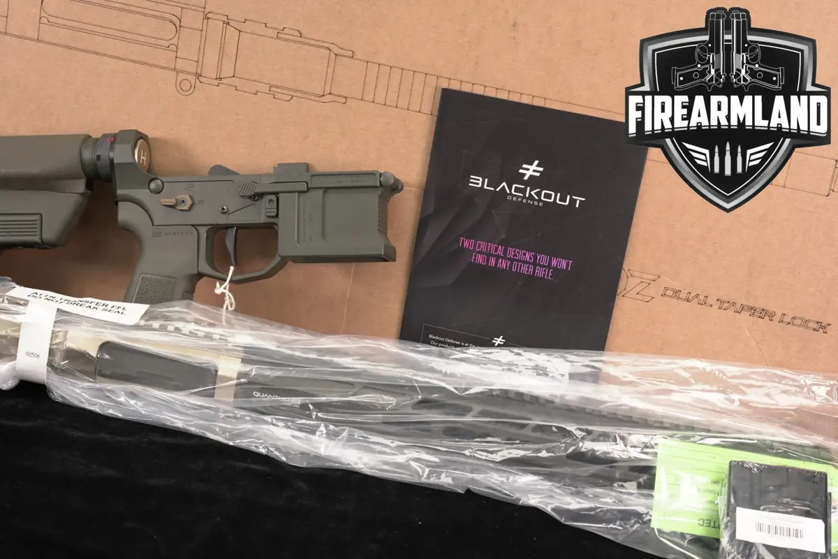 LIKE-NEW Blackout Defense Q15A 6mm ARC Q-15 AR15 AR Lower Receiver Assembly