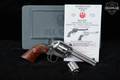 2018 Sturm Ruger New Model Single-Six Convertible KNR-4F Lipsey's Exclusive .22 LR / .22 WMR Satin Stainless in Excellent Condition Image 2