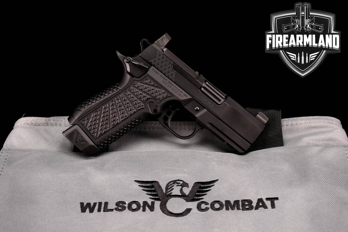 Wilson Combat WC SFX9 Black Edition 9mm 1911 3.25" SFX 9 6 MAGS & ORIG CASE