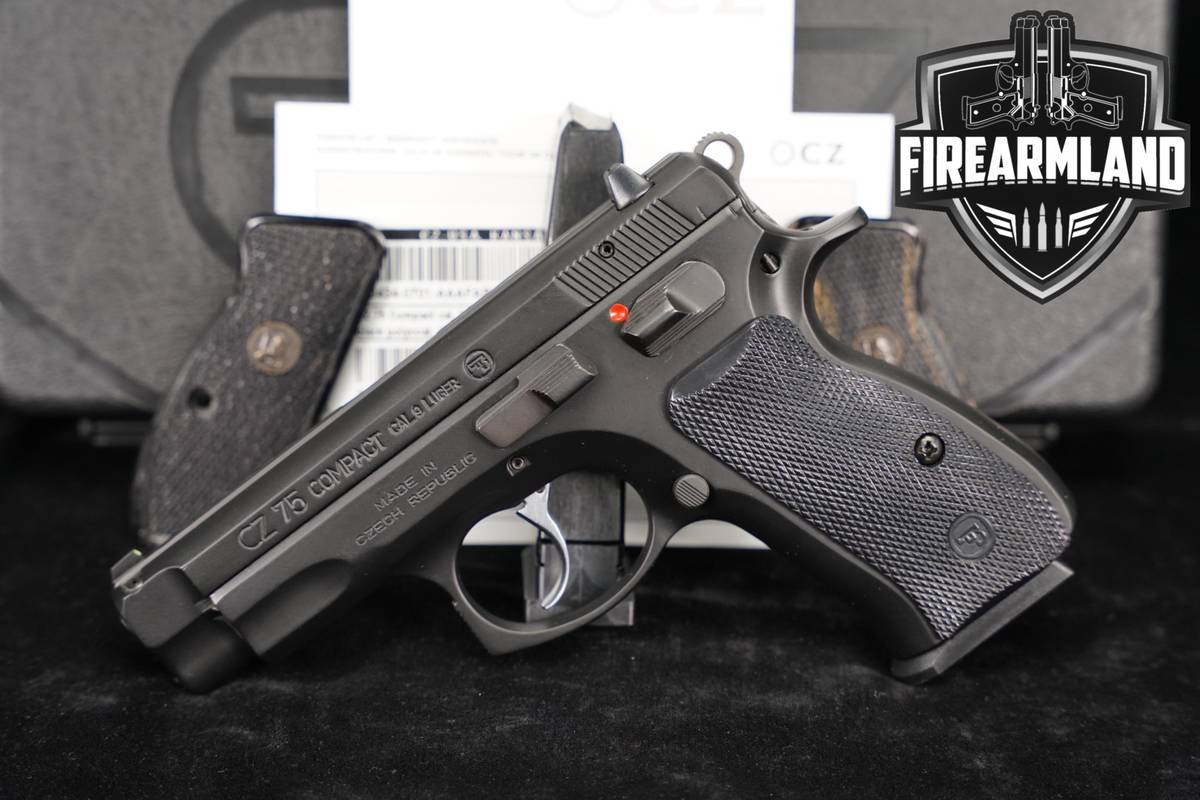 CZ 75 COMPACT 9mm 3.75" CZ75 +6 MAGS & ORIG CASE