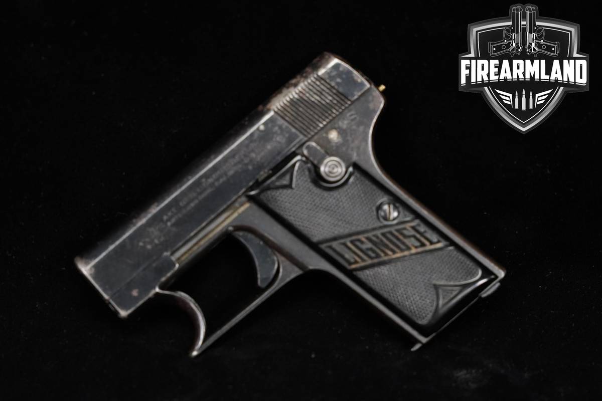1927-1928 Lignose AG Model 3A Bergmann-Einhand-Pistole 25-ACP 2.1" +2 MAGS