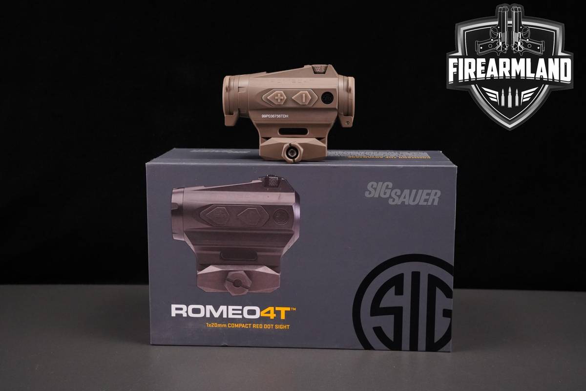 Sig Sauer Romeo 4T 2 MOA Red Dot & 65 MOA Ballistic Circle Dot +ORIG BOX