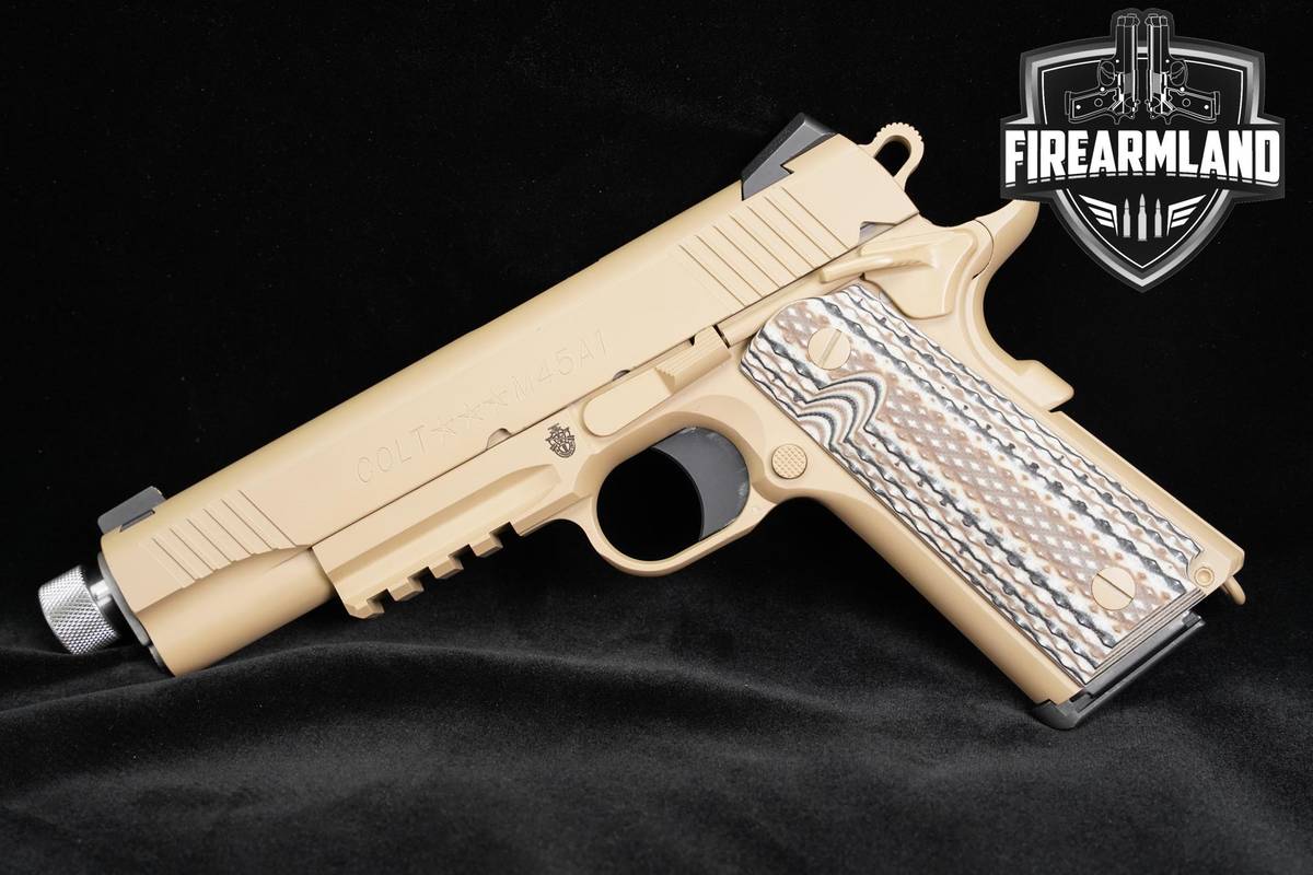 LIMITED Colt M45A1 Custom Shop Government CQBP The Quiet Professional 1911
