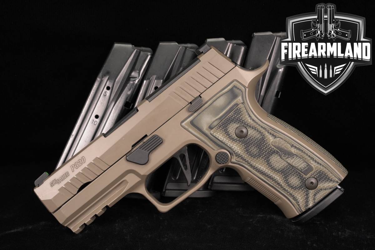 LIMITED Sig Sauer P320 AXG Scorpion, Custom Works OR 9mm 3.9" P-320 +5 MAGS