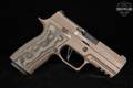 Sig Sauer P320 AXG Scorpion, Custom Works 9mm Luger Coyote Tan in Good Condition Image 3