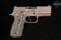 Sig Sauer P320 AXG Scorpion, Custom Works 9mm Luger Coyote Tan in Good Condition Image 4