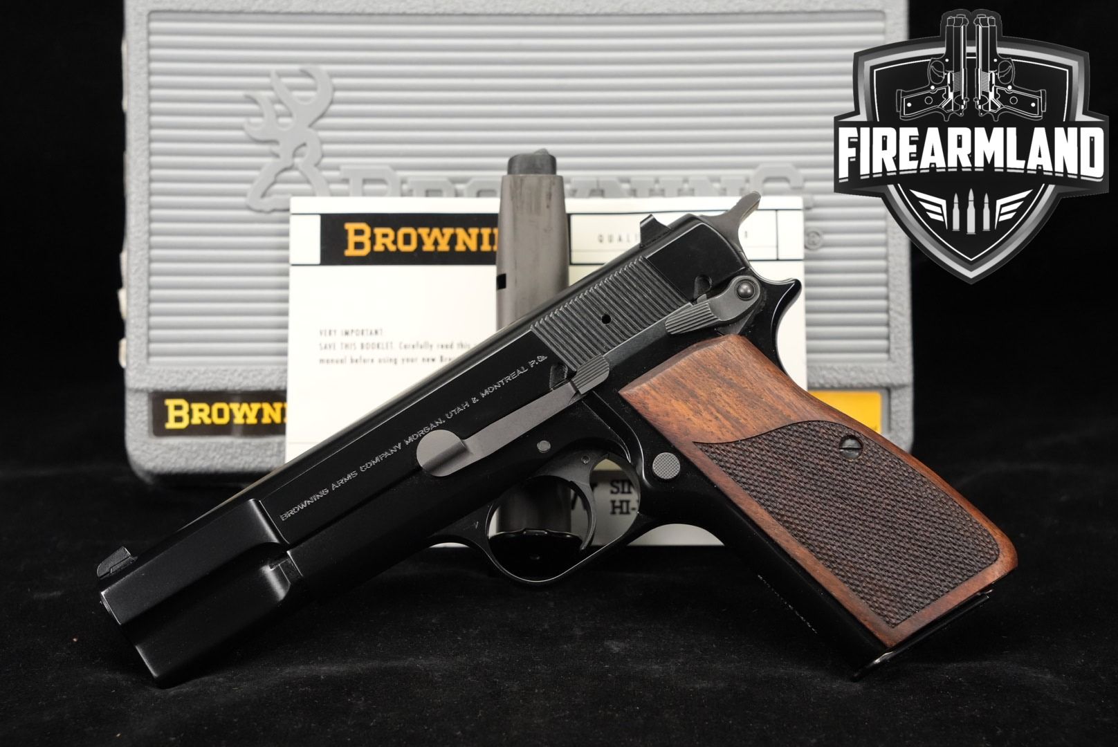 Vintage Browning Hi-Power Mk III 9mm 4.6